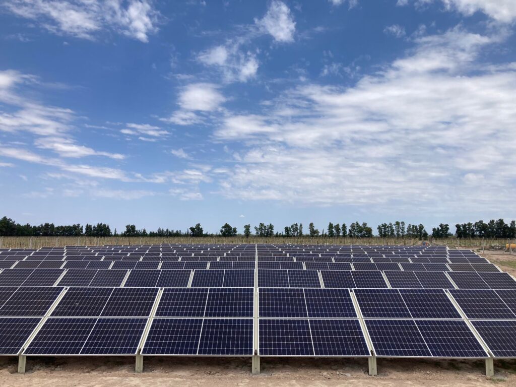 Instalación fotovoltaica en el sector agrícola