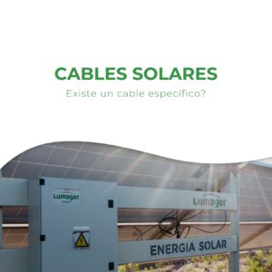 Cables solares