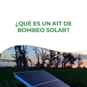 Kit de bombeo solar