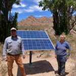Equipo en instalación en sitios rurales